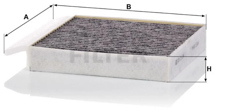 Mann-Filter - CUK 25 034-2 - Innenraumfilterelement (Aktivkohle)