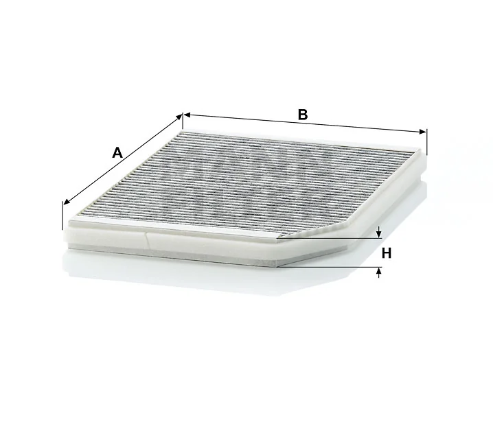 Mann-Filter - CUK 2525 - Innenraumfilterelement (Aktivkohle)