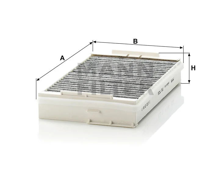 Mann-Filter - CUK 2534 - Innenraumfilterelement (Aktivkohle)