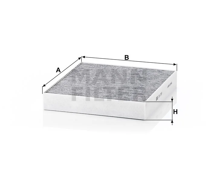 Mann-Filter - CUK 2559 - Innenraumfilterelement (Aktivkohle)