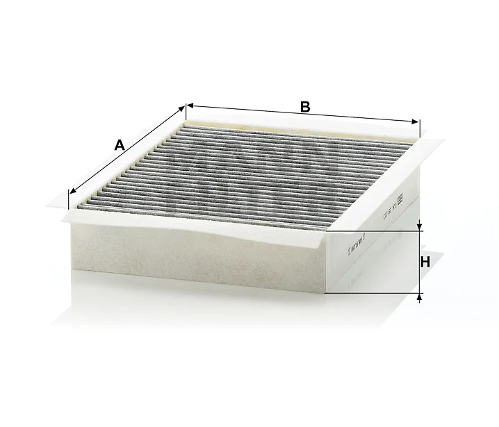 Mann-Filter - CUK 26 003 - Innenraumfilterelement (Aktivkohle)