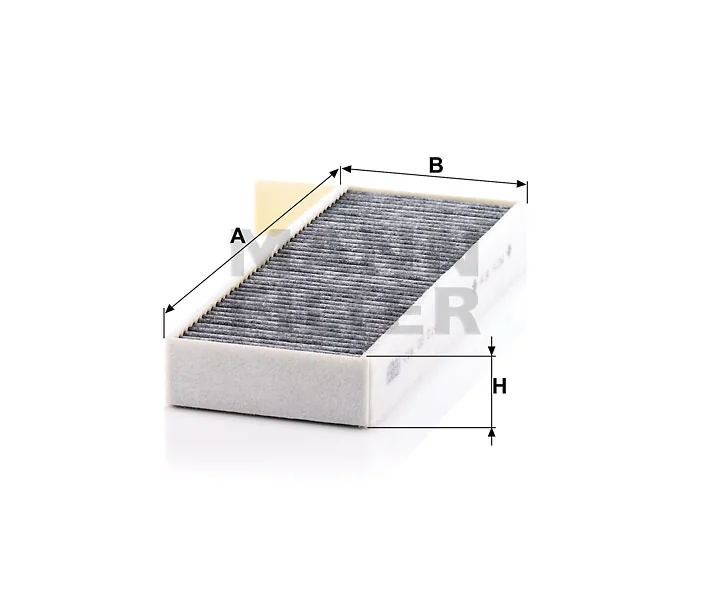 Mann-Filter - CUK 26 014-2 - Innenraumfilterelement (Aktivkohle)