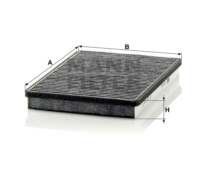 Mann-Filter - CUK 2672 - Innenraumfilterelement (Aktivkohle)