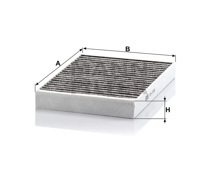 Mann-Filter - CUK 2722-2 - Innenraumfilterelement (Aktivkohle)