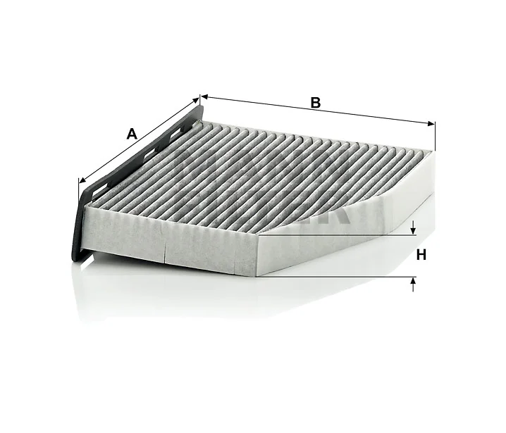 Mann-Filter - CUK 2939 - Innenraumfilterelement (Aktivkohle)