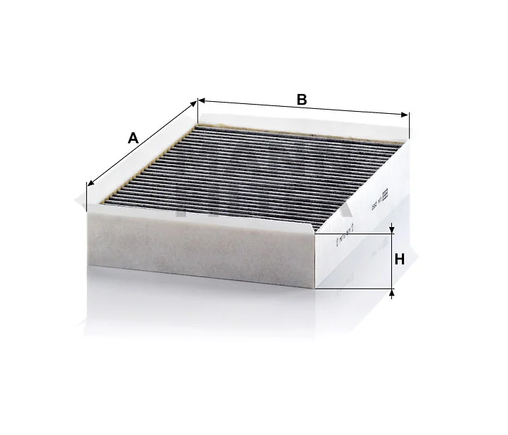 Mann-Filter - CUK 2950 - Innenraumfilterelement (Aktivkohle)