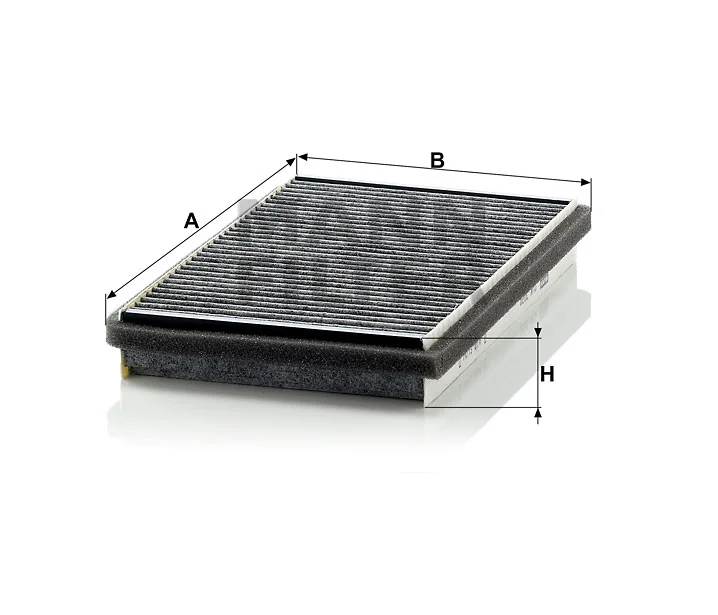 Mann-Filter - CUK 3020 - Innenraumfilterelement (Aktivkohle)