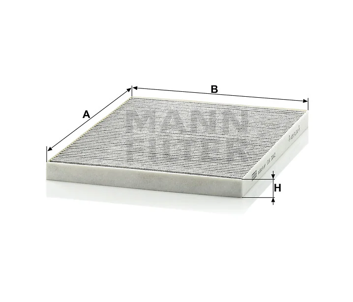 Mann-Filter - CUK 3042 - Innenraumfilterelement (Aktivkohle)
