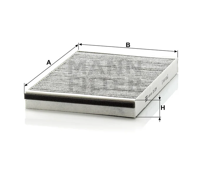 Mann-Filter - CUK 3054 - Innenraumfilterelement (Aktivkohle)