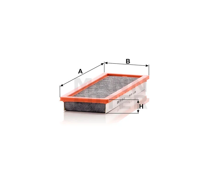 Mann-Filter - CUK 3115 - Innenraumfilterelement (Aktivkohle)