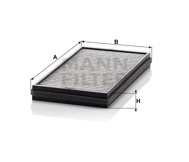 Mann-Filter - CUK 3124-2 - Innenraumfilterelement (Aktivkohle)