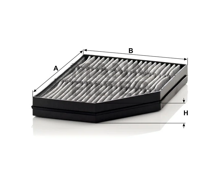 Mann-Filter - CUK 32 001 - Innenraumfilterelement (Aktivkohle)