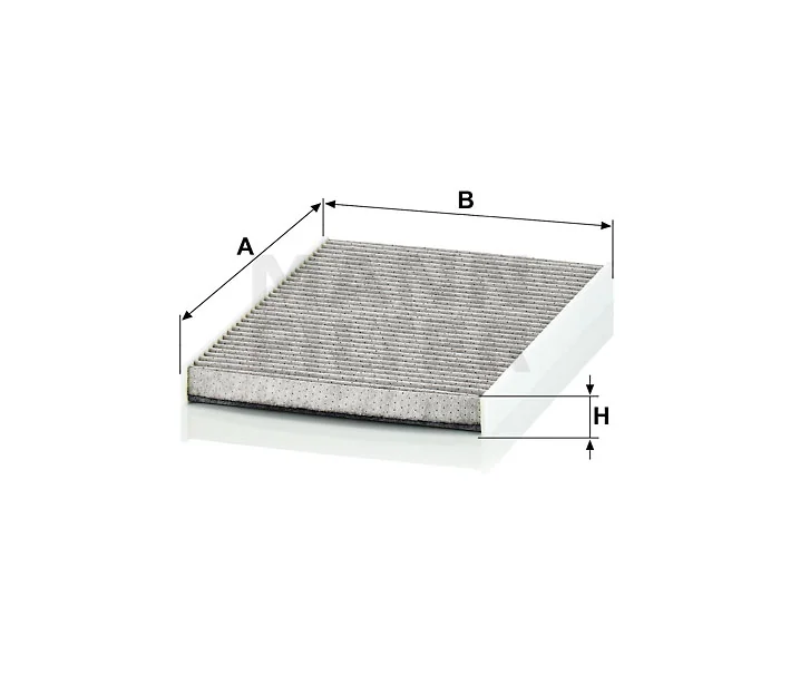 Mann-Filter - CUK 32 008 - Innenraumfilterelement (Aktivkohle)