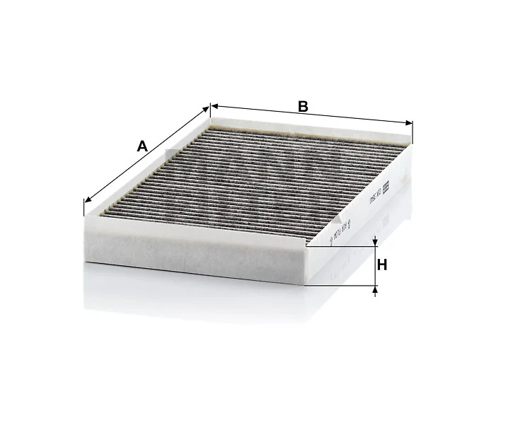 Mann-Filter - CUK 3540 - Innenraumfilterelement (Aktivkohle)