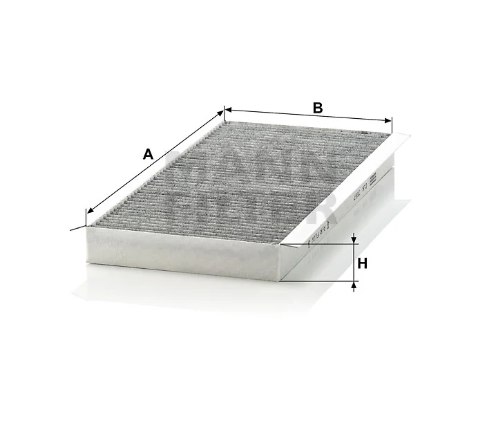 Mann-Filter - CUK 3567 - Innenraumfilterelement (Aktivkohle)