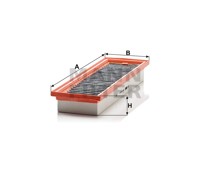 Mann-Filter - CUK 4130/1 - Innenraumfilterelement (Aktivkohle)
