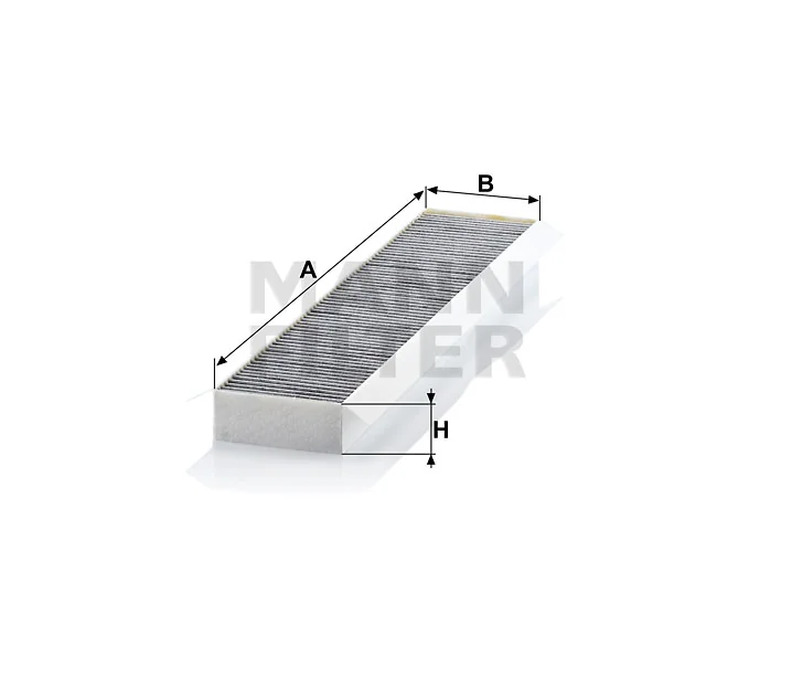 Mann-Filter - CUK 5141 - Innenraumfilterelement (Aktivkohle)