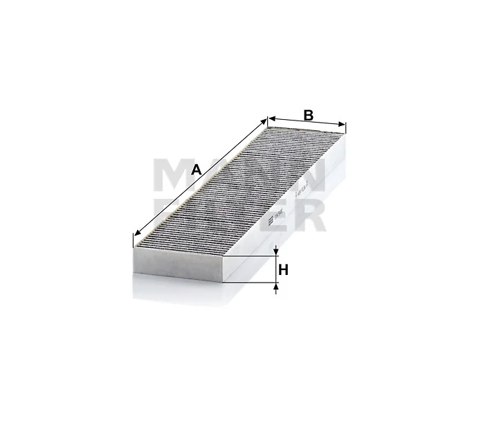 Mann-Filter - CUK 5480 - Innenraumfilterelement (Aktivkohle)