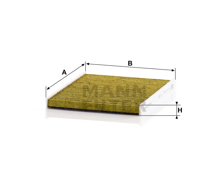 Mann-Filter - FP 2026 - Innenraumfilterelement (FreciousPlus)