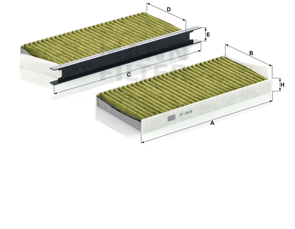 Mann-Filter - FP 2418-2 - Innenraumfilterelement (FreciousPlus)