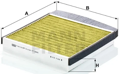 Mann-Filter - FP 2855 - Innenraumfilterelement (FreciousPlus)