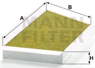 Mann-Filter - FP 3448 - Innenraumfilterelement (FreciousPlus)