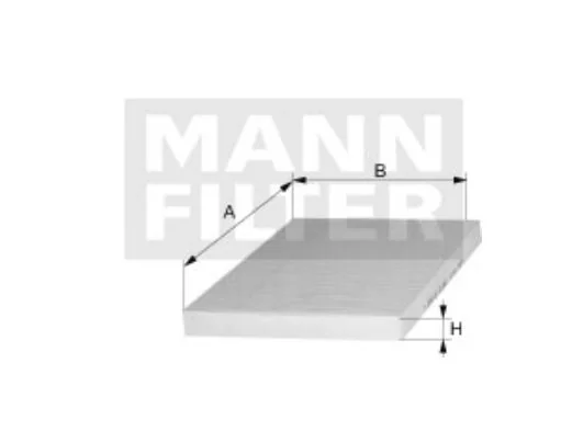 Mann-Filter - FP 36 006 - Innenraumfilterelement (FreciousPlus)