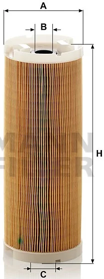 Mann-Filter - H 15 190/16 E-Line - Flüssigkeitsfilterelement (metallfrei)