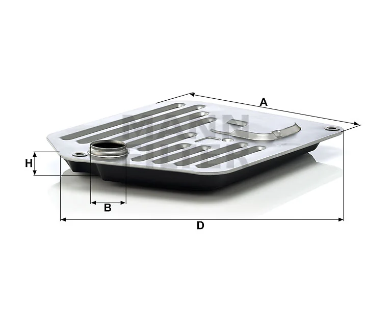 Mann-Filter - H 2522 x KIT - Flüssigkeitsfilterelement