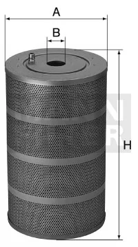 Mann-Filter - H 31 1080/14 - Ölfilterelement