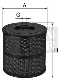 Mann-Filter - H 31 967/20 - Flüssigkeitsfilterelement