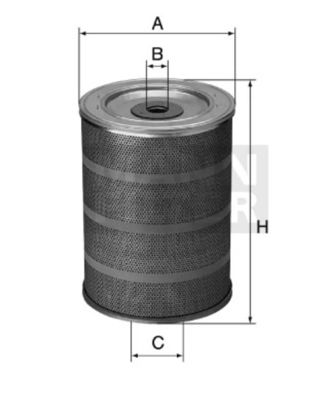 Mann-Filter - H 34 1070/15 - Flüssigkeitsfilterelement