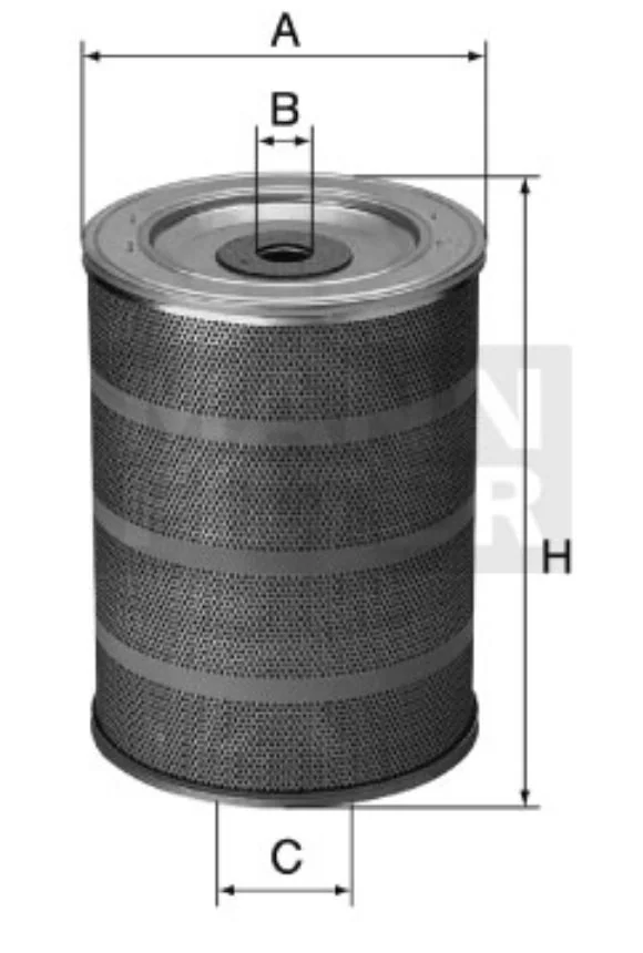 Mann-Filter - H 34 1480/15 - Ölfilterelement