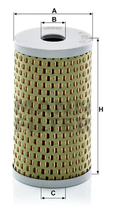 Mann-Filter - H 601/9 - Ölfilterelement