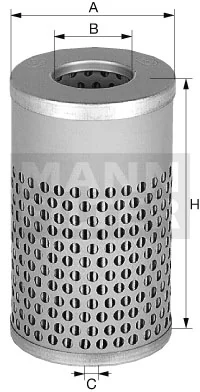 Mann-Filter - H 617 n - Flüssigkeitsfilterelement