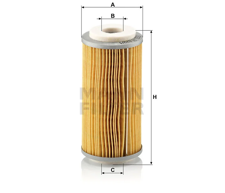 Mann-Filter - H 822/1 x - Flüssigkeitsfilterpatrone