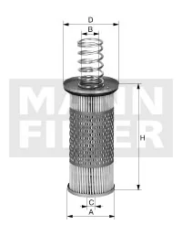 Mann-Filter - HD 1053 x - Hydraulikfilterelement