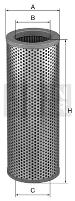 Mann-Filter - HD 1057 - Flüssigkeitsfilterelement