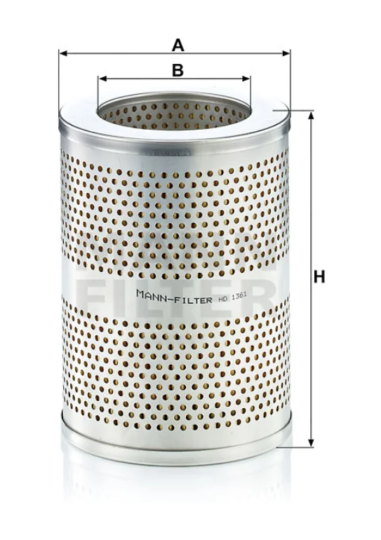 Mann-Filter - HD 1361 - Flüssigkeitsfilterelement