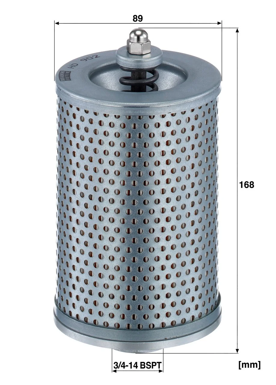 Mann-Filter - HD 902 - Hydraulikfilterelement