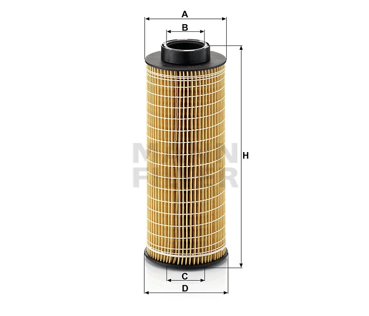 Mann-Filter - HU 1072 x - Ölfilterelement, metallfrei