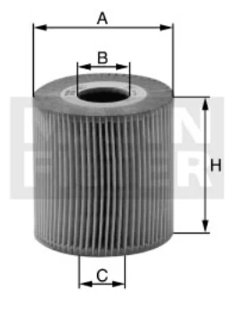 Mann-Filter - HU 6013 z - Ölfilterelement (metallfrei)
