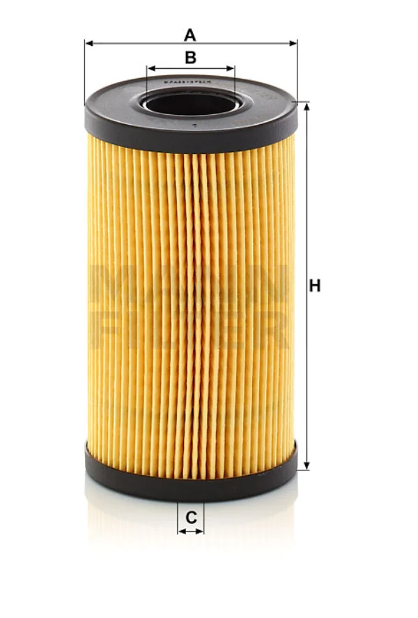 Mann-Filter - HU 6024 z - Flüssigkeitsfilterelement (metallfrei)