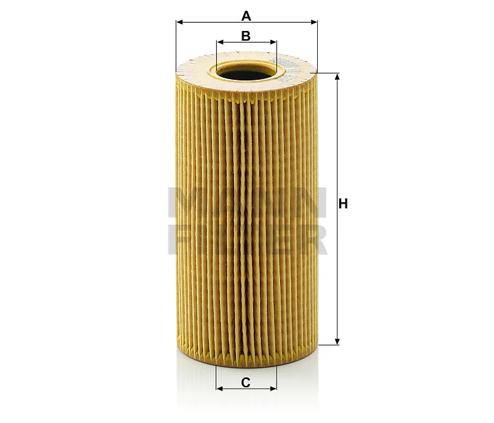 Mann-Filter - HU 618 x - Ölfilterelement, metallfrei