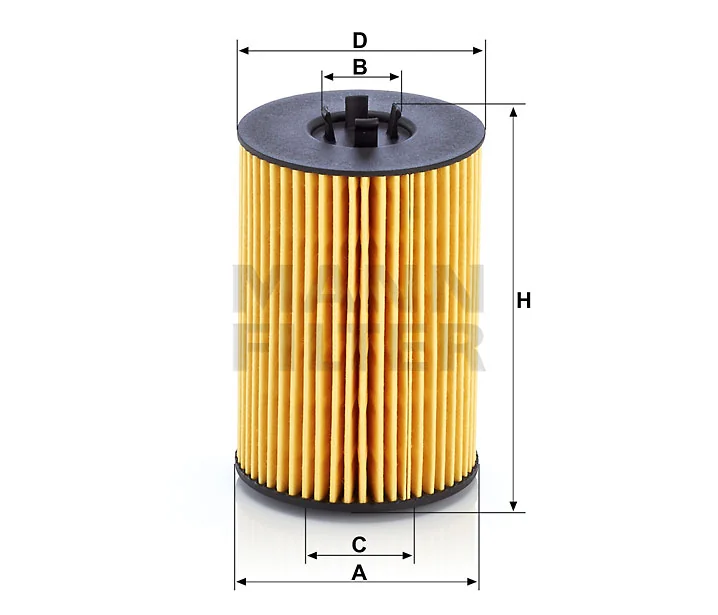 Mann-Filter - HU 7020 z - Flüssigkeitsfilterelement (metallfrei)