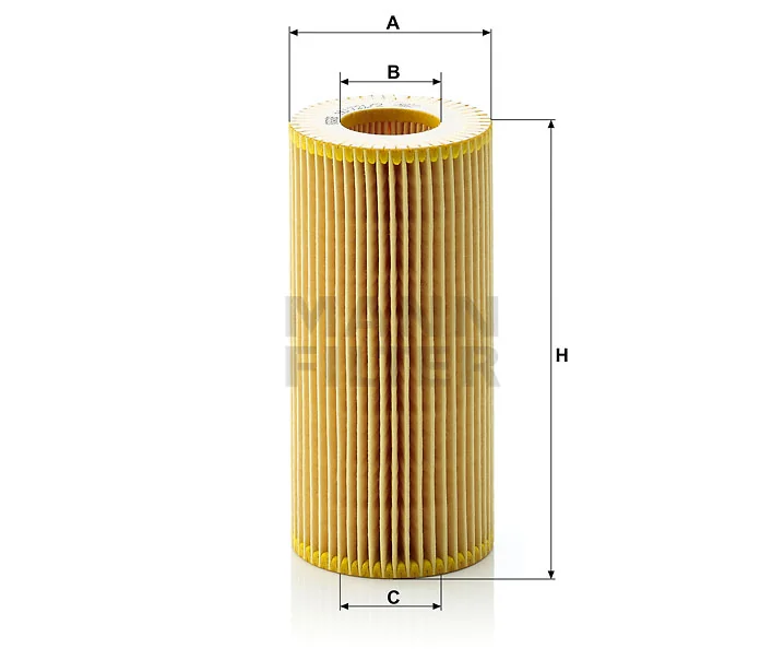 Mann-Filter - HU 721/2 x - Ölfilterelement (metallfrei)