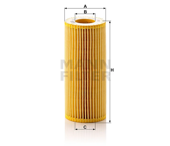 Mann-Filter - HU 721 w KIT - Flüssigkeitsfilterelement (metallfrei)
