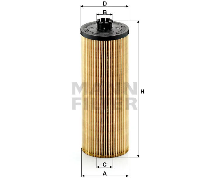 Mann-Filter - HU 947/2 x - Flüssigkeitsfilterelement (metallfrei)
