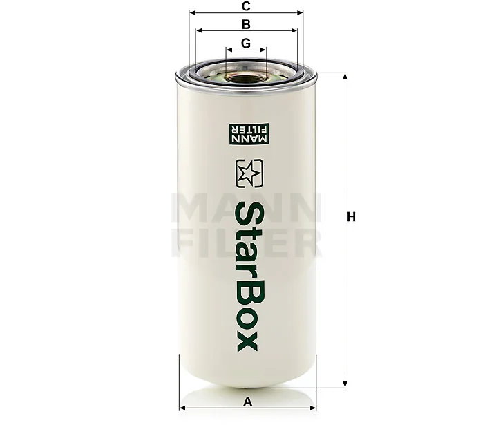 Mann-Filter - LB 13 145/25 - Luftentölbox (StarBox)