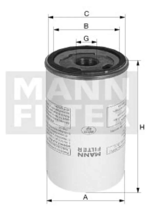 Mann-Filter - LB 13 145/50 - Luftentölbox
